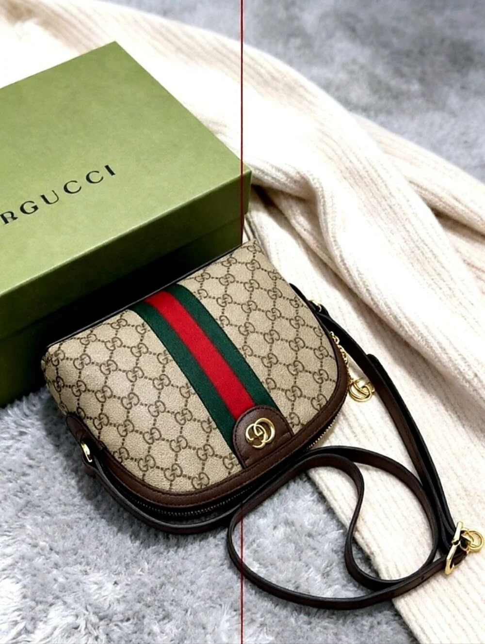 Gucci Ophidia GG Supreme Small Shoulder Bag - Picture 3 of 6